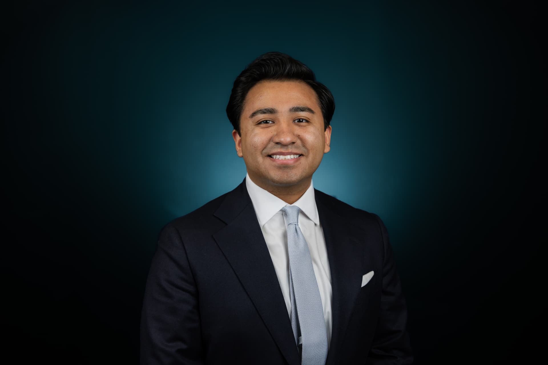 Portrait of Sean Medrano, Vice President of Jordan River Charity